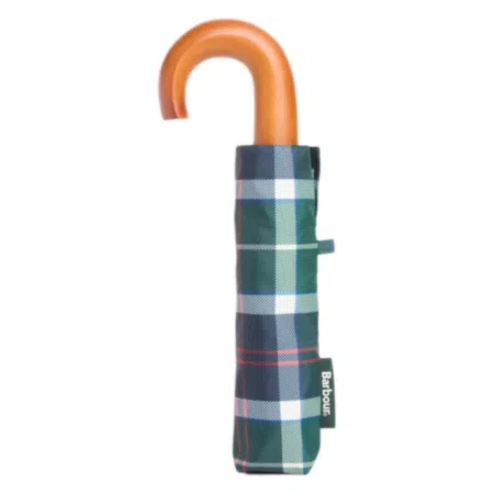 Barbour Tartan Mini Umbrella - Evergreen Tartan
